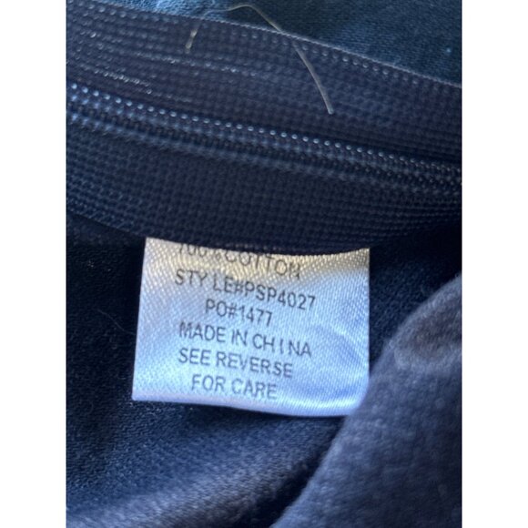 Polagram Overalls Womens L Blue Striped Wide Leg Cotton Culotte Lagenlook Style - Picture 5 of 15